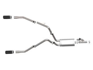 aFe Power - 49-32083-B | AFE Power Gemini XV 3 IN 304 Stainless Steel Cat-Back Exhaust System w/ Cut-Out Black (2009-2024 Ram 1500 Pickup V8-5.7L) - Image 2