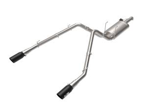 49-32083-B | AFE Power Gemini XV 3 IN 304 Stainless Steel Cat-Back Exhaust System w/ Cut-Out Black (2009-2024 Ram 1500 Pickup V8-5.7L)