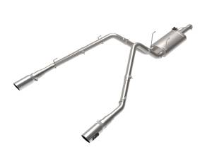 49-32083-P | AFE Power Gemini XV 3 IN 304 Stainless Steel Cat-Back Exhaust System w/ Cut-Out Polished (2009-2024 Ram 1500 Pickup V8-5.7L)