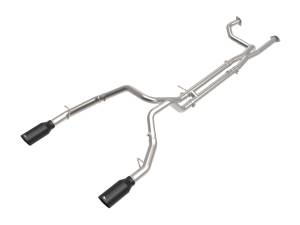 aFe Power - 49-32084-B | AFE Power Vulcan Series 3 IN 304 Stainless Steel Cat-Back Exhaust System w/Black Tip (2021-2024 1500 TRX V8-6.2L sc) - Image 1