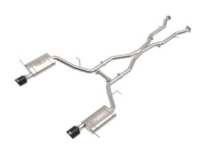 aFe Power - 49-32086-B | AFE Power MACH Force-Xp 304 Stainless Steel Cat-Back Exhaust System w/ Black Tip (2011-2024 Durango V6-3.6L/V8-5.7L) - Image 1