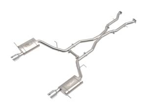 aFe Power - 49-32086-P | AFE Power MACH Force-Xp 304 Stainless Steel Cat-Back Exhaust System w/ Polished Tip (2011-2024 Durango V6-3.6L/V8-5.7L) - Image 1