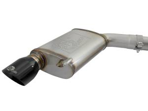 aFe Power - 49-33072-1B | AFE Power MACH Force-Xp 3 IN 304 Stainless Steel Cat-Back Exhaust System w/Black Tip (2015-2017 Mustang V8-5.0L/V6-3.7L) - Image 6