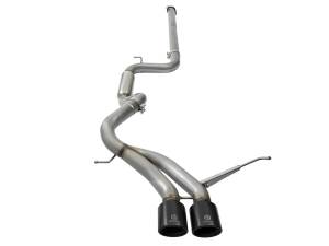 aFe Power - 49-33083-B | AFE Power Takeda 3 IN 304 Stainless Steel Cat-Back Exhaust System w/Black Tip (2013-2018 Focus ST L4-2.0L t) - Image 2