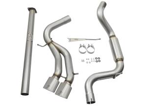 aFe Power - 49-33083-P | AFE Power Takeda 3 IN 304 Stainless Steel Cat-Back Exhaust System w/Polished Tip (2013-2018 Focus ST L4-2.0L t) - Image 3