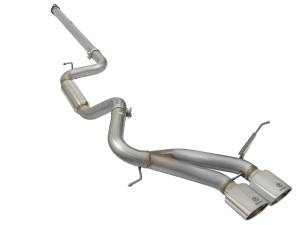 aFe Power - 49-33083-P | AFE Power Takeda 3 IN 304 Stainless Steel Cat-Back Exhaust System w/Polished Tip (2013-2018 Focus ST L4-2.0L t) - Image 1