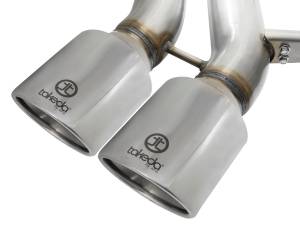 aFe Power - 49-33083-P | AFE Power Takeda 3 IN 304 Stainless Steel Cat-Back Exhaust System w/Polished Tip (2013-2018 Focus ST L4-2.0L t) - Image 7