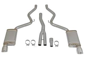 aFe Power - 49-33084-P | AFE Power MACH Force-Xp 3 to 2-1/2 IN Stainless Steel Cat-Back Exhaust Sys w/Polished Tip (2015-2021 Mustang L4-2.3L t) - Image 2