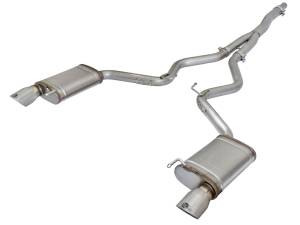 aFe Power - 49-33084-P | AFE Power MACH Force-Xp 3 to 2-1/2 IN Stainless Steel Cat-Back Exhaust Sys w/Polished Tip (2015-2021 Mustang L4-2.3L t) - Image 3