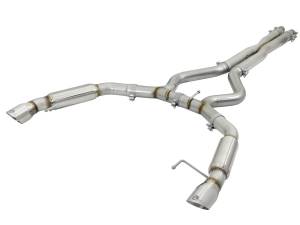 aFe Power - 49-33088-P | AFE Power MACH Force-Xp 304 Stainless Steel Cat-Back Exhaust System w Muffler Polished Tip (2015-2017 Mustang V8-5.0L/V6-3.7L) - Image 3