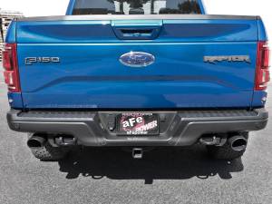 aFe Power - 49-33094-B | AFE Power Rebel Series Cat-Back Exhaust System w/ Black Tip (2017-2019 F150 Pickup V6-3.5L tt) - Image 8