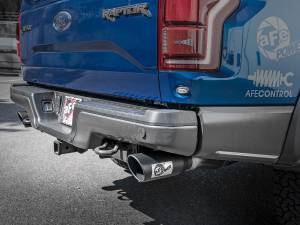 aFe Power - 49-33094-B | AFE Power Rebel Series Cat-Back Exhaust System w/ Black Tip (2017-2019 F150 Pickup V6-3.5L tt) - Image 9