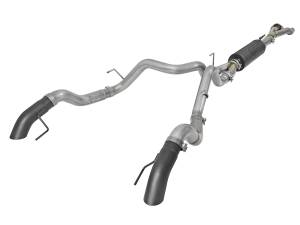 49-33095-B | AFE Power MACH Force-Xp Cat-Back Exhaust System w/ Dual Hi-Tuck Black Tips  (2017-2019 F150 Pickup V6-3.5L tt)