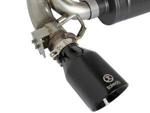 aFe Power - 49-33103-B | AFE Power Takeda 3 IN 304 Stainless Steel Cat-Back Exhaust System w/ Black Tip (2016-2018 Focus RS L4-2.3L t) - Image 3