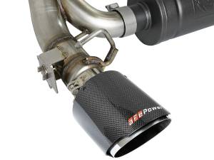 aFe Power - 49-33103-C | AFE Power Takeda 3 IN 304 Stainless Steel Cat-Back Exhaust System w/ Carbon Fiber Tip (2016-2018 Focus RS L4-2.3L t) - Image 5