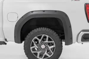 Rough Country - F-C11950A-GBA | Rough Country Pocket Fender Flare For GMC Sierra 1500 2WD/4WD (2019-2025) | Black - Image 4