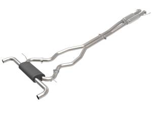 49-33133 | AFE Power Vulcan Series 2-1/2 IN 304 Stainless Steel Cat-Back Exhaust System (2019-2023 Edge ST V6-2.7L tt)