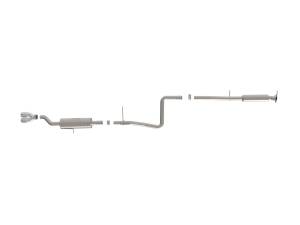 aFe Power - 49-33134-P | AFE Power Takeda 2-1/4 IN 304 Stainless Steel Cat-Back Exhaust System w/ Polished Tip (2014-2019 Fiesta L4-1.6L) - Image 2