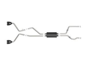 aFe Power - 49-33139-B | AFE Power MACH Force-Xp 304 Stainless Steel Cat-Back Exhaust System w/ Black Tip (2020-2024 Explorer ST V6-3.0L tt) - Image 2