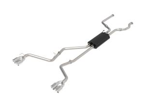 49-33139-P | AFE Power MACH Force-Xp 304 Stainless Steel Cat-Back Exhaust System w/ Polished Tip (2020-2024 Explorer ST V6-3.0L tt)