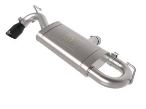 aFe Power - 49-33141-B | AFE Power Vulcan Series 2-1/2 IN 304 Stainless Steel Axle-Back Exhaust System Black (2021-2024 Bronco Sport L3-1.5L t/L4-2.0L t) - Image 2