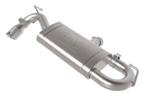 aFe Power - 49-33141-P | AFE Power Vulcan Series 2-1/2 IN 304 Stainless Steel Axle-Back Exhaust System Polished (2021-2024 Bronco Sport L3-1.5L t/L4-2.0L t) - Image 2