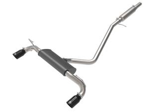 49-33142-B | AFE Power Vulcan Series 2-1/2 IN 304 Stainless Steel Cat-Back Exhaust System Black (2021-2024 Bronco Sport L3-1.5L t/L4-2.0L t)