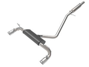 49-33142-P | AFE Power Vulcan Series 2-1/2 IN 304 Stainless Steel Cat-Back Exhaust System Polished (2021-2024 Bronco Sport L3-1.5L t/L4-2.0L t)