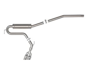 aFe Power - 49-33144-P | AFE Power Rebel Series 2-1/2 IN 304 Stainless Steel Cat-Back Exhaust w/ Polished Tip (2022-2024 Maverick L4-2.0L t) - Image 2