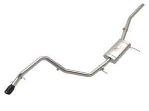 49-33145-B | AFE Power Vulcan Series 2-1/2 IN 304 Stainless Steel Cat-Back Exhaust System w/ Black Tip (2022-2024 Maverick L4-2.0L t)