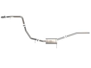 aFe Power - 49-33145-P | AFE Power Vulcan Series 2-1/2 IN 304 Stainless Steel Cat-Back Exhaust w/ Polished Tip (2022-2024 Maverick L4-2.0L t) - Image 2