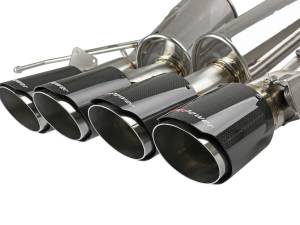 aFe Power - 49-34056-1C | AFE Power MACH Force-Xp 304 Stainless Steel Axle-Back Exhaust System w/ Carbon Fiber Tips (2014-2019 Corvette C7 V8-6.2L) - Image 3