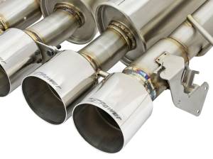 aFe Power - 49-34056-P | AFE Power MACH Force-Xp 304 Stainless Steel Axle-Back Exhaust System w/Polished Tips (2014-2019 Corvette C7 V8-6.2L) - Image 3