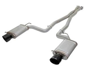 aFe Power - 49-34063-B | AFE Power MACH Force-Xp 3 IN 304 Stainless Steel Cat-Back Exhaust System w/Black Tip (2009-2015 CTS-V V8-6.2L sc) - Image 3