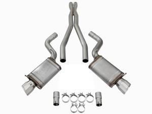 aFe Power - 49-34063-P | AFE Power MACH Force-Xp 3 IN 304 Stainless Steel Cat-Back Exhaust System w/Polished Tip (2009-2015 CTS-V V8-6.2L sc) - Image 2