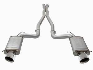 aFe Power - 49-34063-P | AFE Power MACH Force-Xp 3 IN 304 Stainless Steel Cat-Back Exhaust System w/Polished Tip (2009-2015 CTS-V V8-6.2L sc) - Image 1