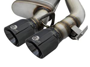 aFe Power - 49-34068-B | AFE Power MACH Force-Xp 3 IN 304 Stainless Steel Axle-Back Exhaust System w/Black Tip (2016-2024 Camaro SS V8-6.2L sc) - Image 6