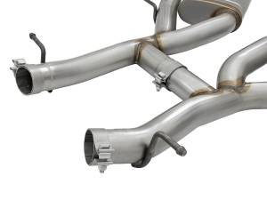 aFe Power - 49-34068-B | AFE Power MACH Force-Xp 3 IN 304 Stainless Steel Axle-Back Exhaust System w/Black Tip (2016-2024 Camaro SS V8-6.2L sc) - Image 4