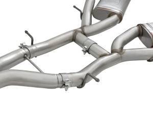 aFe Power - 49-34069-B | AFE Power MACH Force-Xp 3 IN 304 Stainless Steel Cat-Back Exhaust System w/Black Tip (2016-2024 Camaro SS V8-6.2L sc) - Image 4