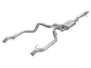 49-34101 | AFE Power Vulcan Series 304 Stainless Steel Cat-Back Exhaust System w/o Tip (2019-2024 Silverado, Sierra 1500 V8-6.2L)