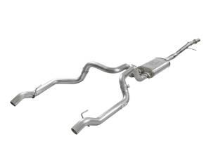 49-34103 | AFE Power Vulcan Series 3 IN 304 Stainless Steel Cat-Back Exhaust System Uses OE Tips (2019-2024 Silverado, Sierra 1500 V8-5.3L)