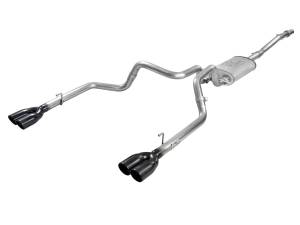 49-34104-B | AFE Power Vulcan Series 304 Stainless Steel Cat-Back Exhaust System w/ Black Tip (2019-2024 Silverado, Sierra 1500 V6-4.3L/V8-5.3L)