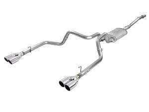 49-34104-P | AFE Power Vulcan Series 304 Stainless Steel Cat-Back Exhaust System w/ Polished Tip (2019-2024 Silverado, Sierra 1500 V6-4.3L/V8-5.3L)