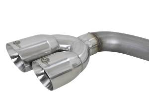 aFe Power - 49-34106-P | AFE Power Vulcan Series 3 IN 304 Stainless Steel Cat-Back Exhaust System w/ Polished Tips (2019-2024 Silverado, Sierra 1500 V6-4.3L/V8-5.3L) - Image 3