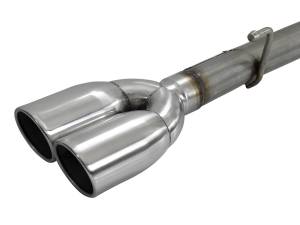 aFe Power - 49-34110-P | AFE Power Vulcan Series 304 Stainless Steel Cat-Back Exhaust System w/ Polished Tip (2019-2024 Silverado, Sierra 1500 L4-2.7L t) - Image 2