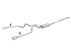 49-34110-P | AFE Power Vulcan Series 304 Stainless Steel Cat-Back Exhaust System w/ Polished Tip (2019-2024 Silverado, Sierra 1500 L4-2.7L t)