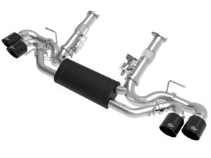 49-34127-B | AFE Power MACH Force-Xp 304 Stainless Steel Cat-Back Exhaust w/ Muffler Black (No NPP) (2020-2024 Corvette C8 V8-6.2L)