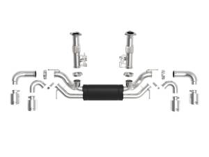 aFe Power - 49-34127-P | AFE Power MACH Force-Xp 304 Stainless Steel Cat-Back Exhaust w/ Muffler Polished (No NPP) (2020-2024 Corvette C8 V8-6.2L) - Image 2