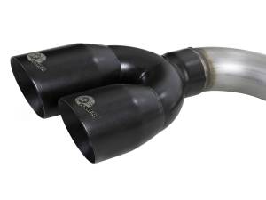 aFe Power - 49-34129-B | AFE Power Rebel XD Series 3 IN 304 Stainless Steel DPF-Back Exhaust w/Dual Black Tips (2020-2021 Silverado, Sierra 1500 L6-3.0L td) - Image 4