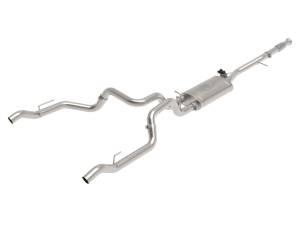 aFe Power - 49-34138 | AFE Power Gemini XV 3 IN 304 Stainless Steel Cat-Back Exhaust System w/ Cut-Out (2019-2024 Silverado, Sierra 1500 V8-5.3L) - Image 1